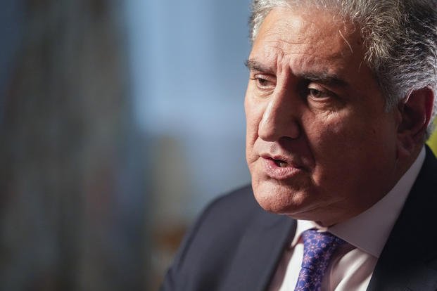 Pakistan's Foreign Minister Shah Mehmood Qureshi