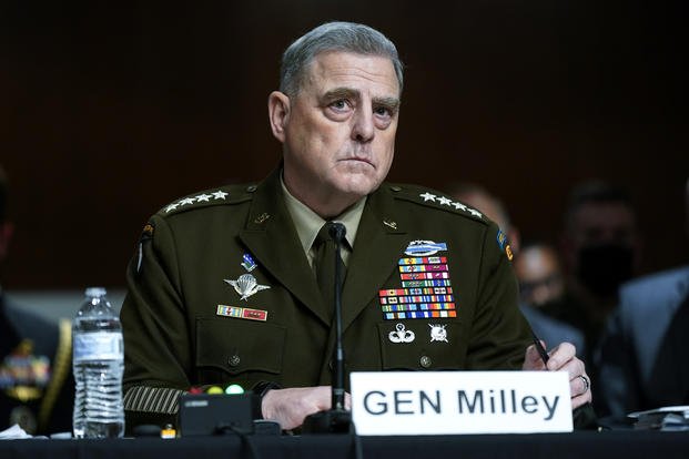 Joint Chiefs Chairman Milley Says He Wasn’t Trying to ‘Usurp’ Trump with China Calls