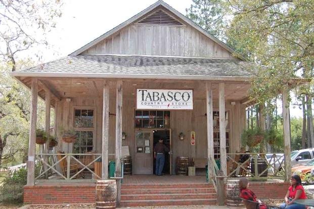 The original Tabasco farm and country store in Avery Island, Louisiana