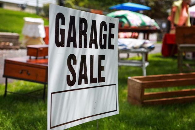 Garage Sale Tips to Declutter Your Home Before PCS Season