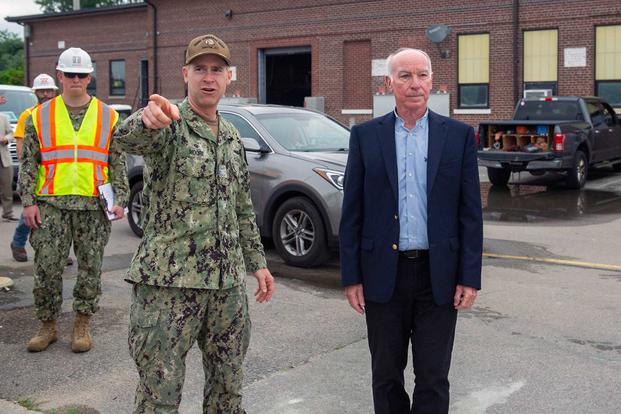 U.S. Representative Joe Courtney at Naval Submarine Base New London