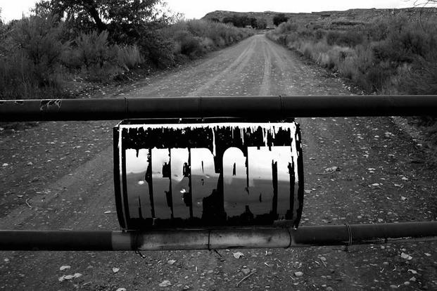 A gate to Skinwalker Ranch in 2009 during the Pentagon’s UFO program.