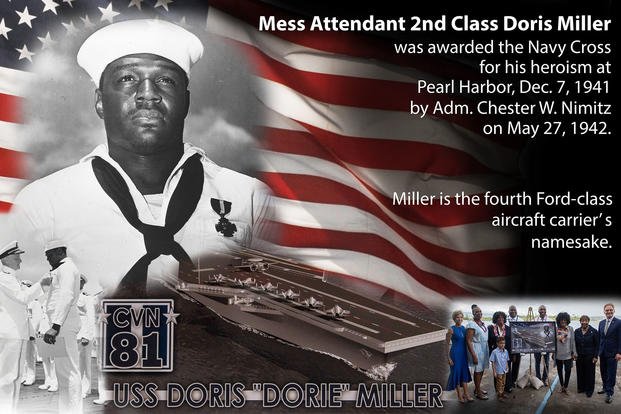 Navy Cross recipient Doris Miller.
