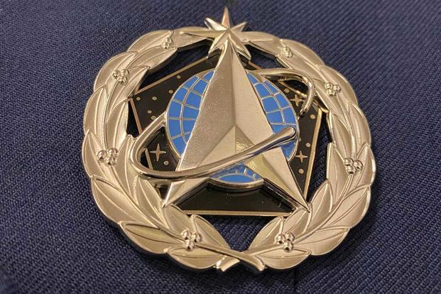 U.S. Space Force Space Staff Badge. 