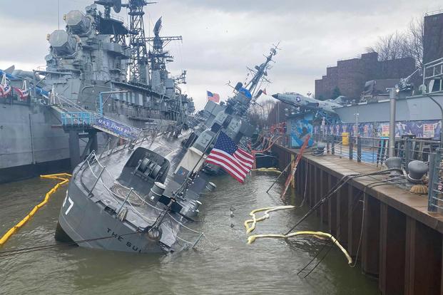 Clearing Contaminants Crucial as USS The Sullivans Remains ‘Fairly Stable’