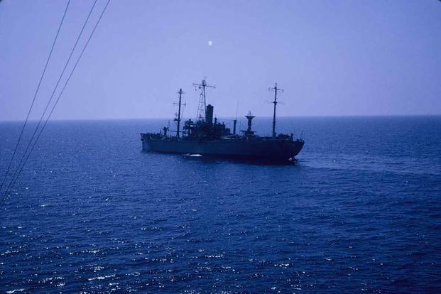 The USS Liberty showing the now-infamous and identifying "GTR-5,"