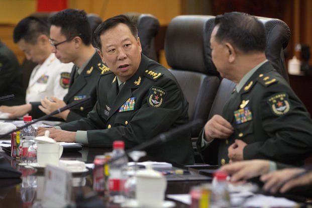 China's People's Liberation Army (PLA) Gen. Li Zuocheng speaks