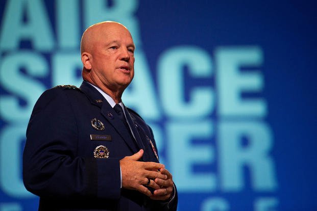 Chief of Space Force Operations Gen. John W. “Jay” Raymond gives an update on the U.S. Space Force