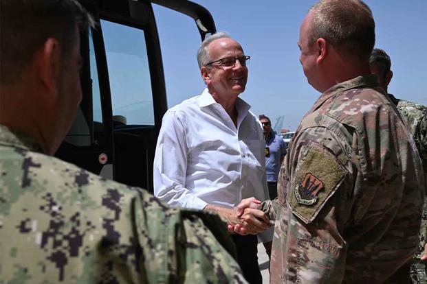 U.S. Sen. Jerry Moran visits to Naval Air Station Sigonella.