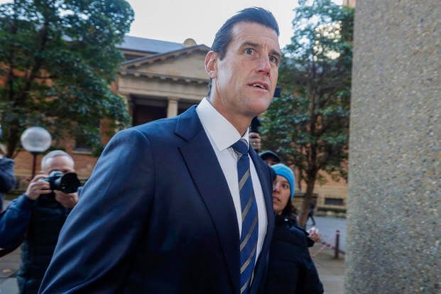 Ben Roberts-Smith arrives at the Federal Court in Sydney