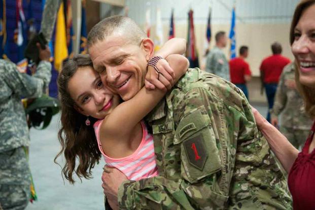 Sgt. Major of the Army Michael Grinston with his daughter