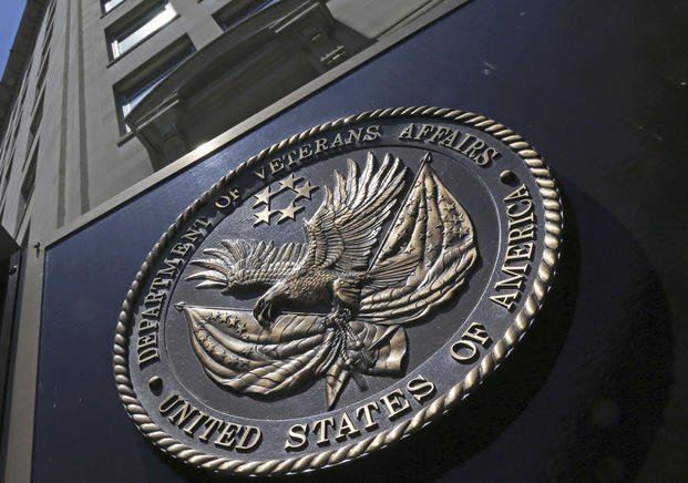 Seal displayed on the front of the Veterans Affairs Department building