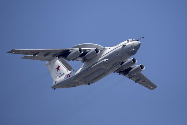 Russian Beriev A-50 airborne early warning and control aircraft
