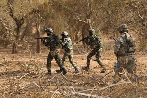 U.S. Army soldiers with the 2nd Security Force Assistance Brigade