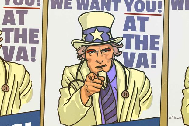 We Want You at the VA Illustration