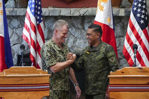 press conference on the Mutual Defense Board-Security Engagement Board held at the Philippine Military Academy