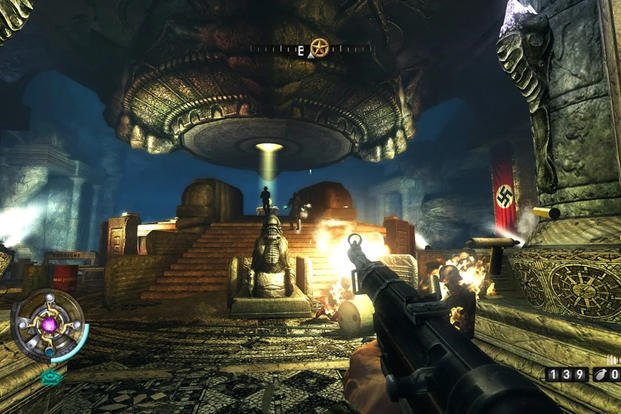 A scene from the video game ‘Wolfenstein.’