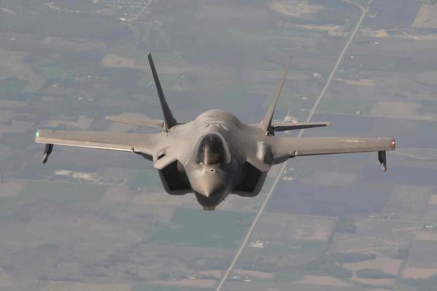 F-35 in flight