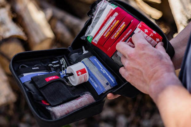 The Uncharted Supply Company First Aid Kit Plus is what I carry in the backcountry, and it’s what I recommend. 