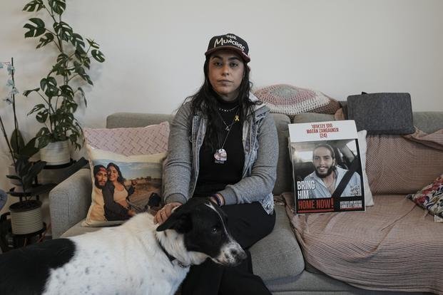 Released hostage Ilana Gritzewsky poses for a portrait