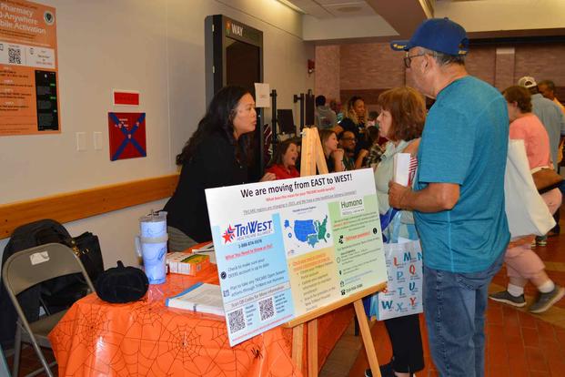 Retirees learn about moving from TRICARE East to the TRICARE West