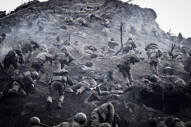 A battle scene from the 2011 South Korean war film, 'The Front Line.' 