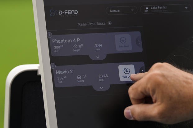 D-Fend Solutions counter drone technology is demonstrated