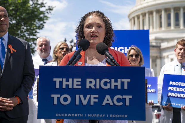 Julie Eshelman is a military spouse and IVF advocate. 
