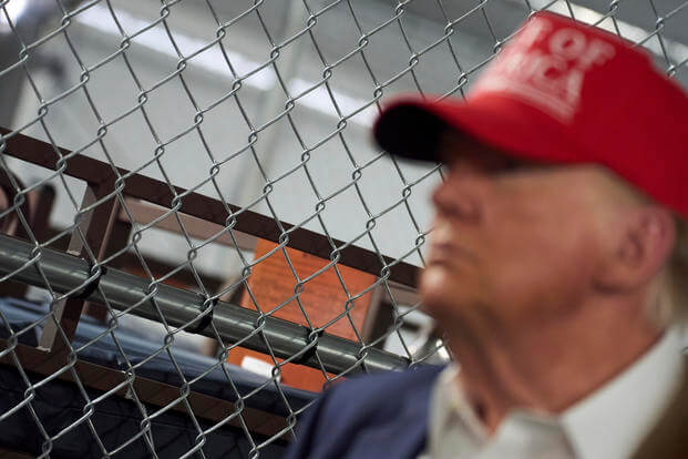 President Donald Trump tours "Alligator Alcatraz"
