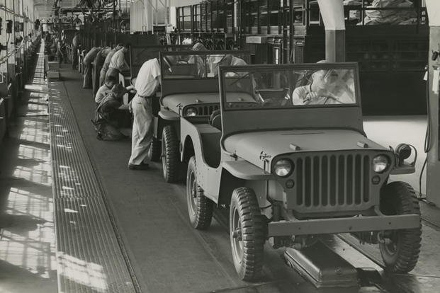 When Uncle Sam needed more Jeeps for World War II, Ford fired up the assembly lines.