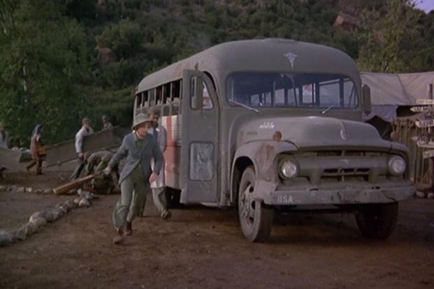 Does this bus suggest the existence of time travel in the 'M*A*S*H' universe? (CBS)