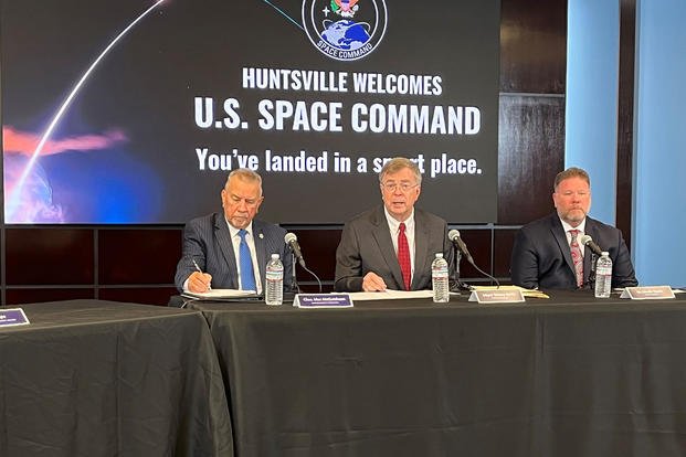 Huntsville Mayor Tommy Battle discusses the decision to relocate U.S. Space Command headquarters to Redstone Arsenal