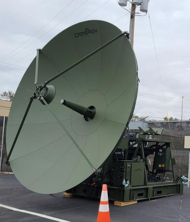 A photo of a transmittable satellite produced by Gilat DataPath. (Credit: Gilat Satellite Networks Ltd.)