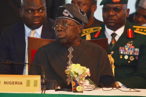 Nigerian President Bola Ahmed Tinubu