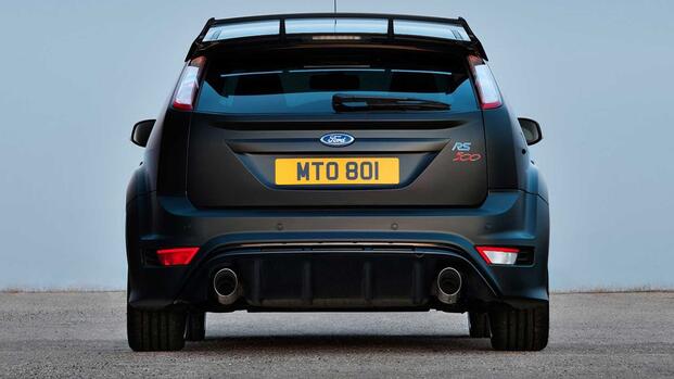 Black 2010 Ford Focus RS500 back