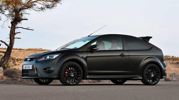 2010 Ford Focus RS500 Matte Black Front Angle