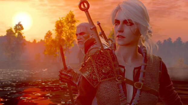 Geralt and Ciri in The Witcher 3 Wild Hunt