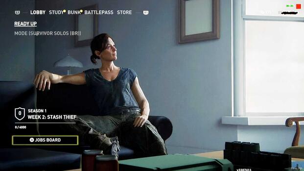 A setup menu from The Last Of Us Online