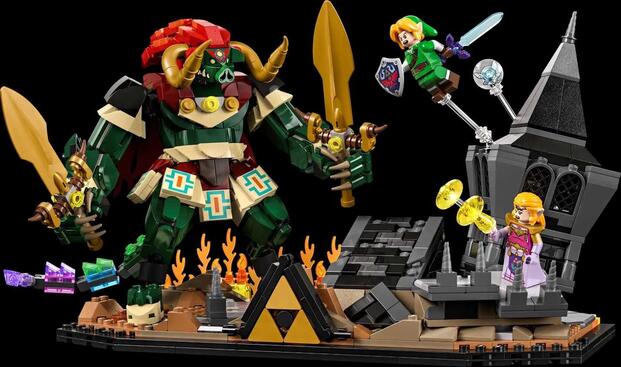 lego zelda set - full fight
