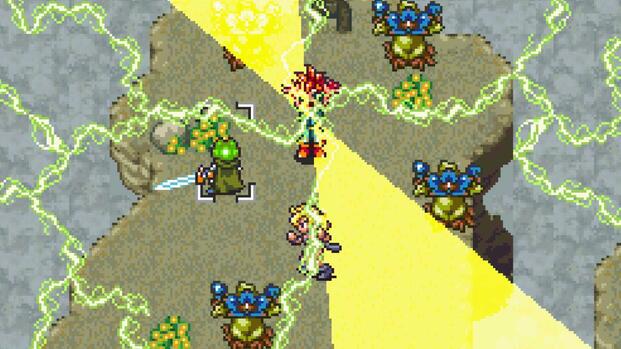 Attacking a tornado demon in Castlevania Dawn of Sorrow (2005)