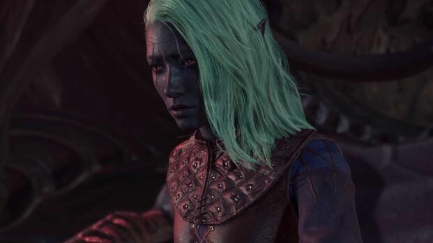A Drow character in Baldurs Gate 3