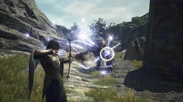 Shooting magic arrows at enemies in Dragon’s Dogma 2 (2024)