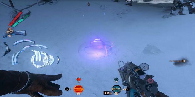 Activating a portal in Deathloop (PS5)