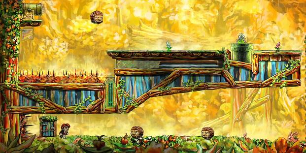 Goomba trolls in Braid