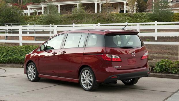 2012 Mazda 5 - back 3/4 angle