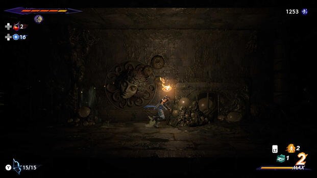 Exploring a level in Prince of Persia The Lost Crown