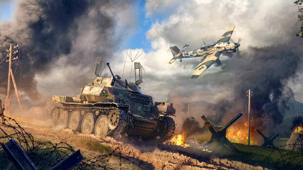 War Thunder mistaken for war footage