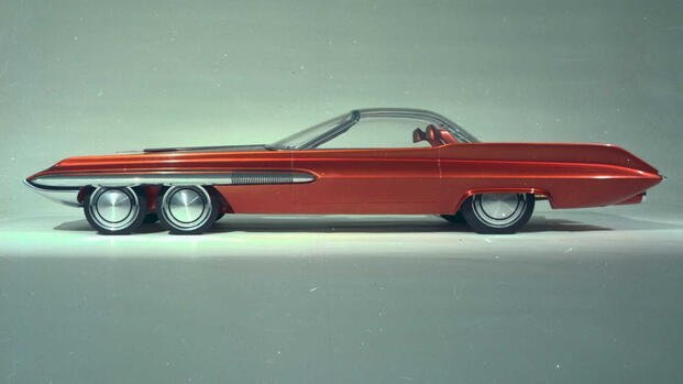 1962 Ford Seattle-ite XXI Concept Red Side View