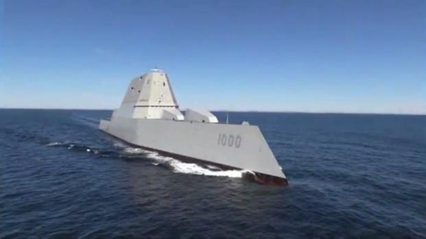 WATCH: New Footage of the Navy's Futuristic Destroyer | Military.com