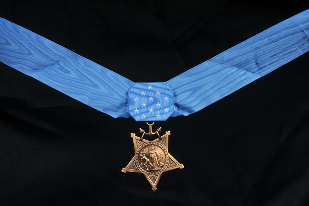 Honoring his service - Naval Reserve Medal